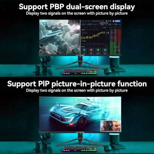 Raywego 34-Inch Curved Gaming Monitor UWQHD 3440 x 1440 Up to 165Hz Curved 1500R - PIP/PBP
